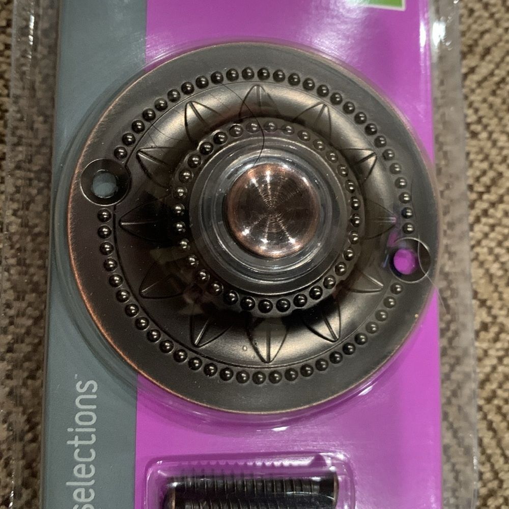 Bronze Finish NEW Lighted Doorbell